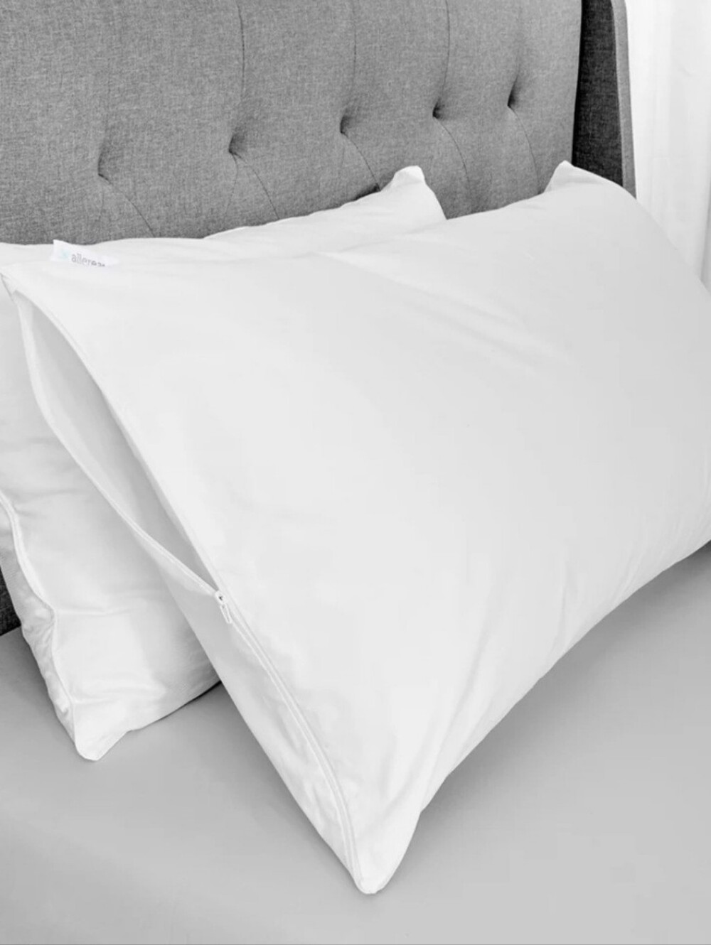 AllerEase Pillow Cover Protector, Standard/Queen (Set of 2)